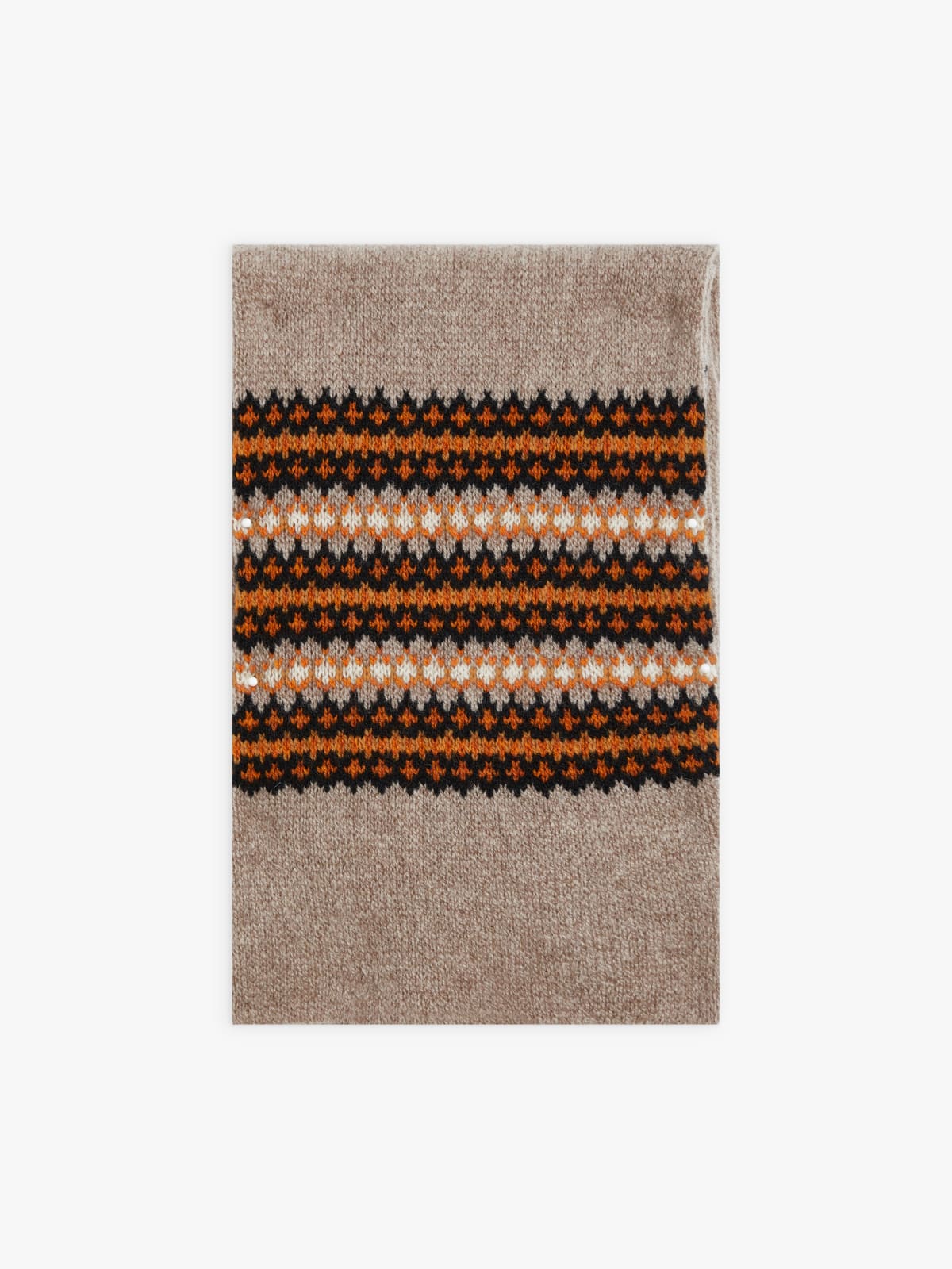 beige wool Edimbourg scarf