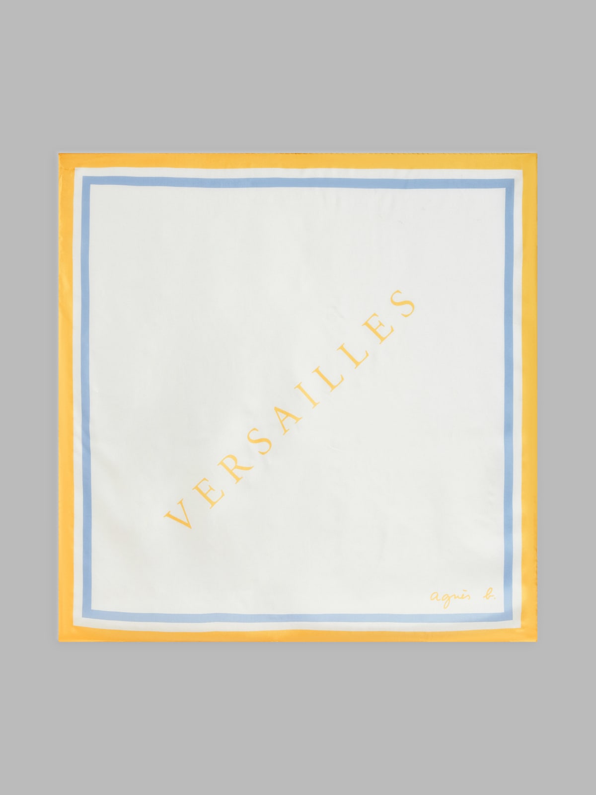 white silk scarf Versailles