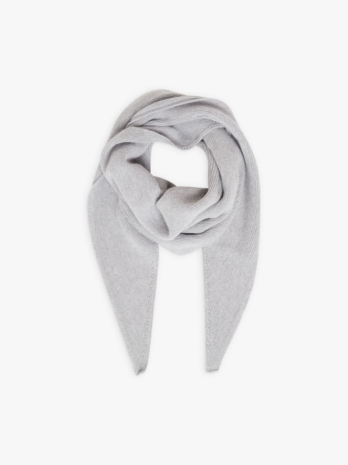 grey wool Misha neck scarf