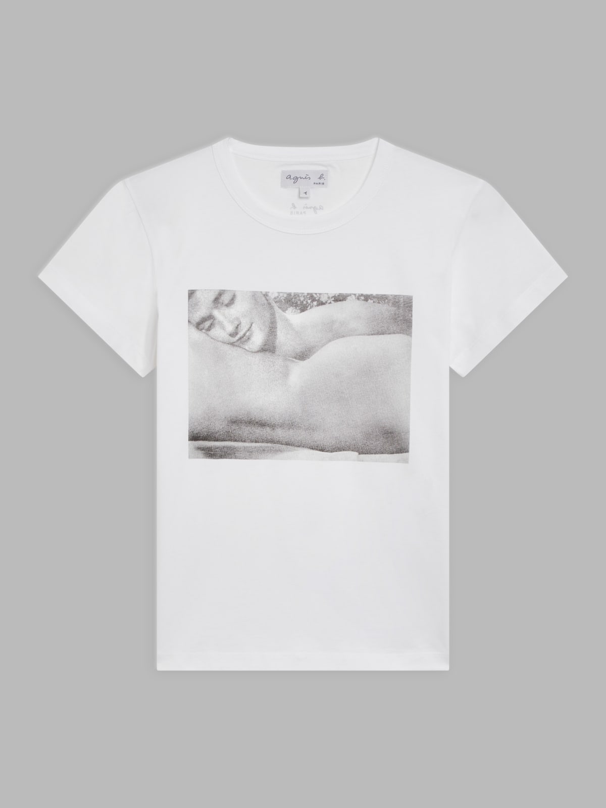 white cotton jersey Brando t-shirt artist Agnès Varda