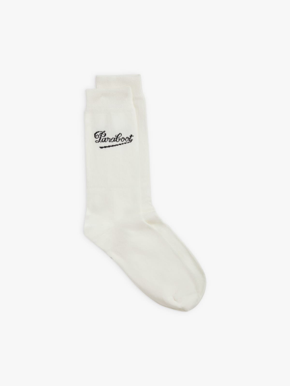 white cotton socks agnès b. pour Paraboot 