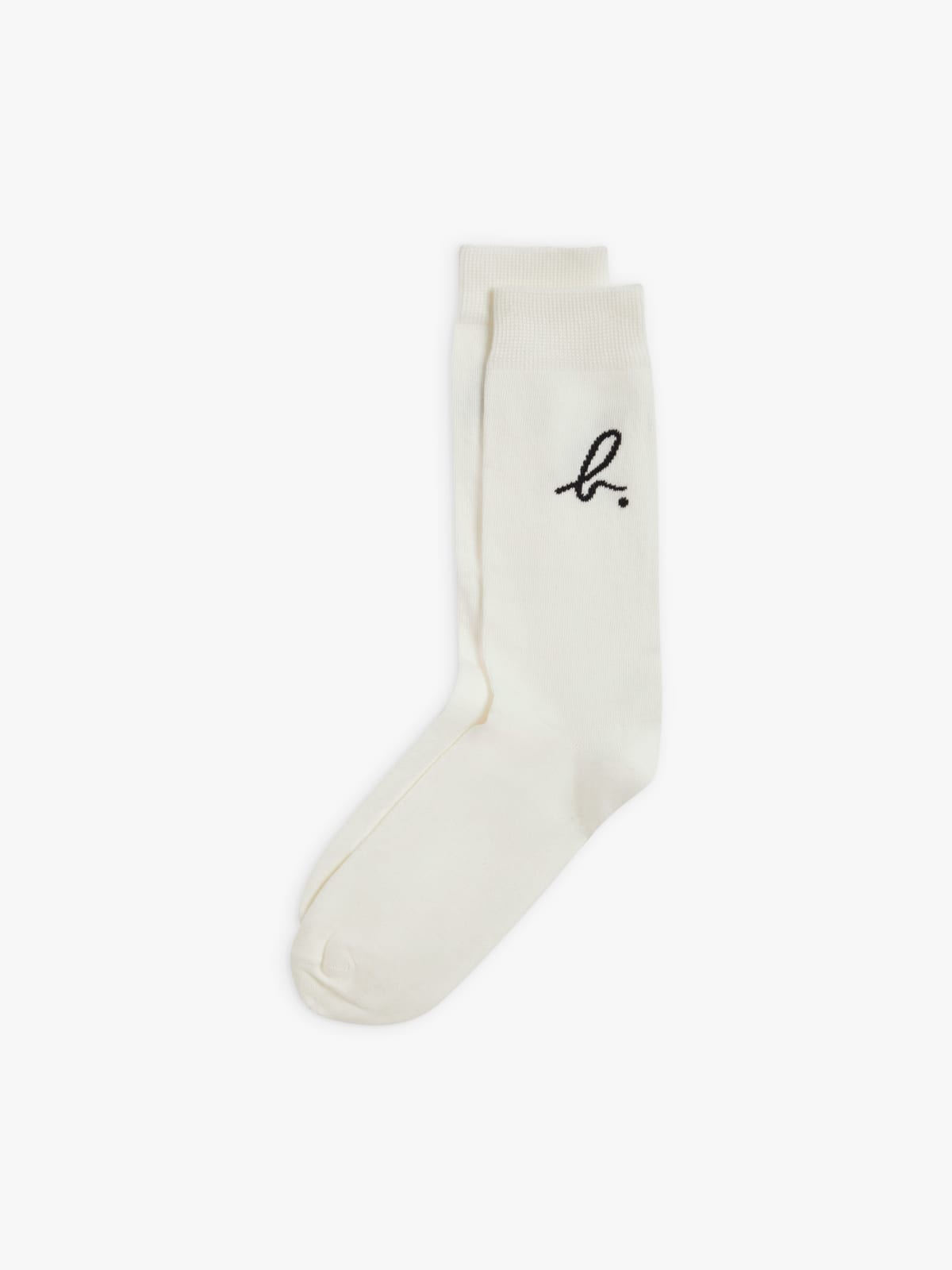 white cotton socks agnès b. pour Paraboot 