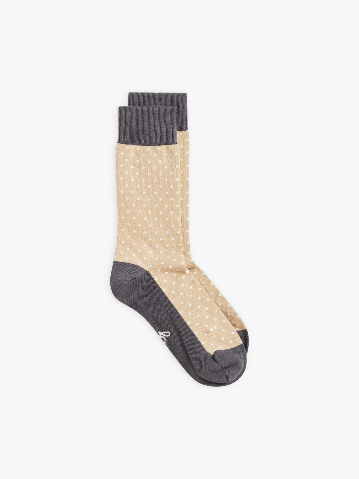 grey cotton Lary Spots socks