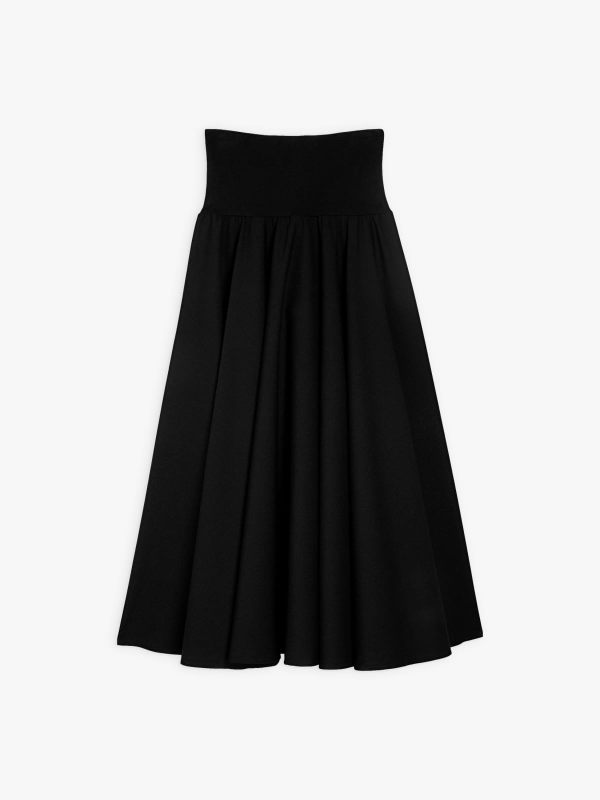 Tabou black wool skirt