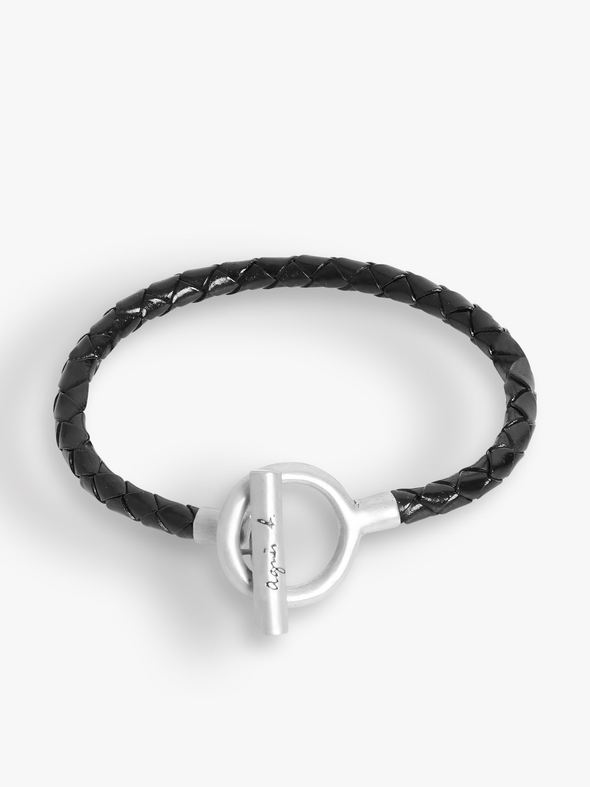 black plonge lambskin André bracelet