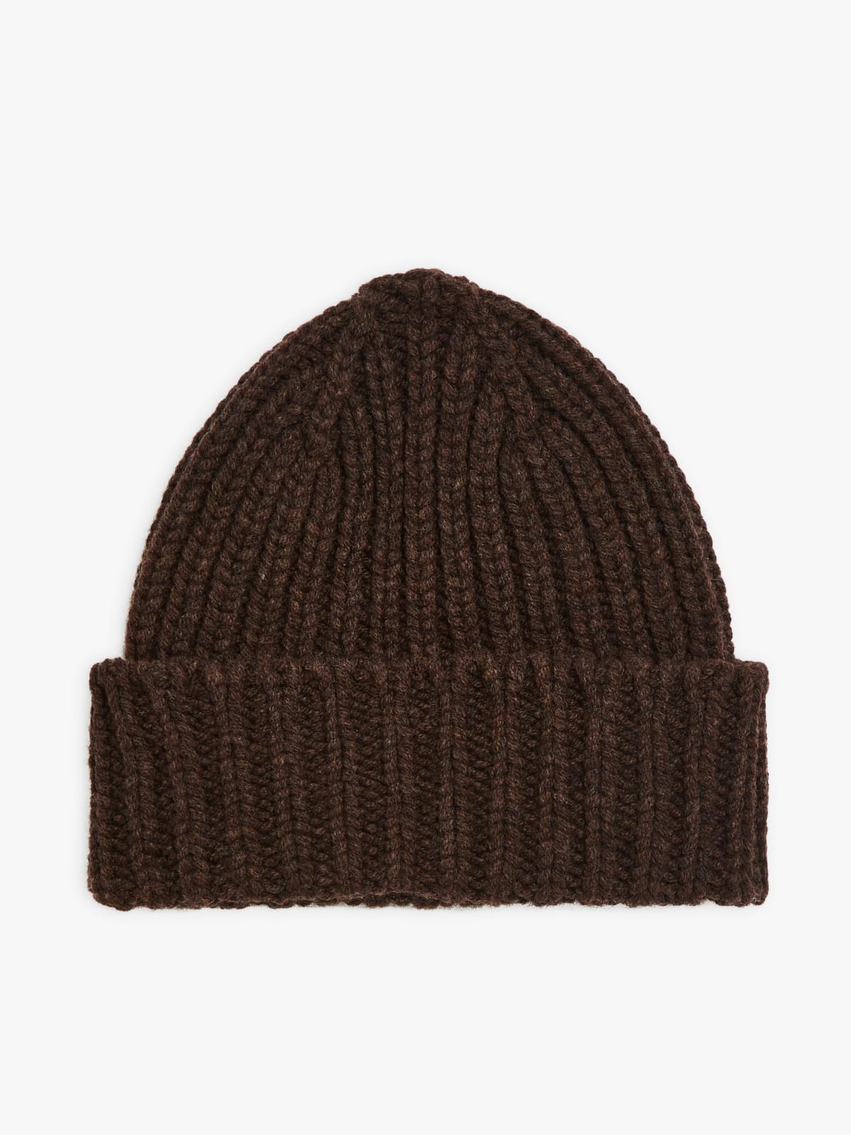 brown wool Scott beanie