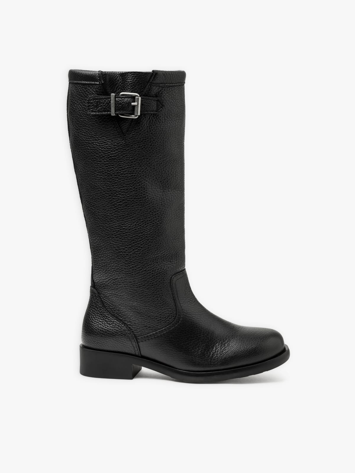 black leather Sacha boots