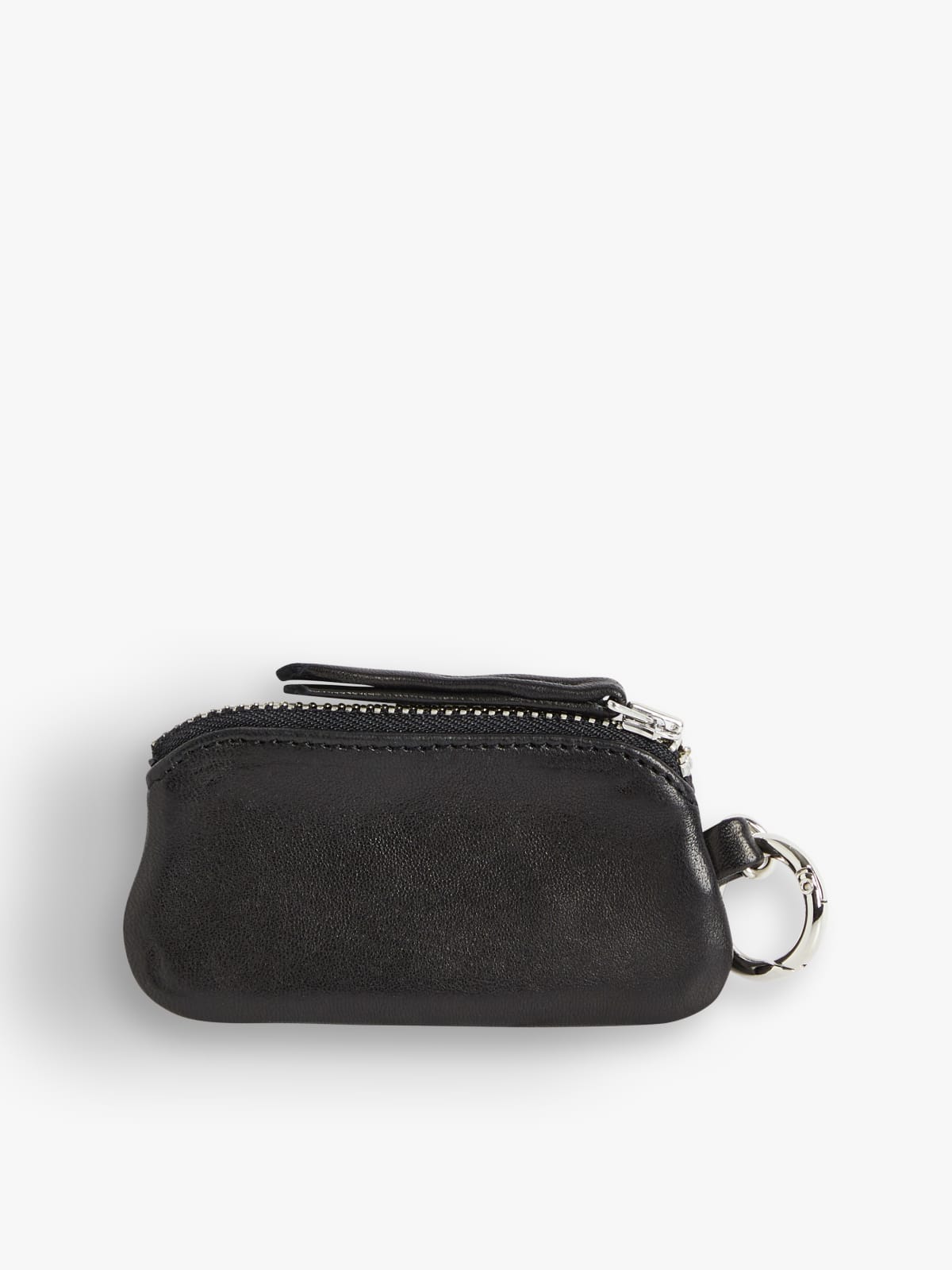 black plonge lambskin Lola keyring