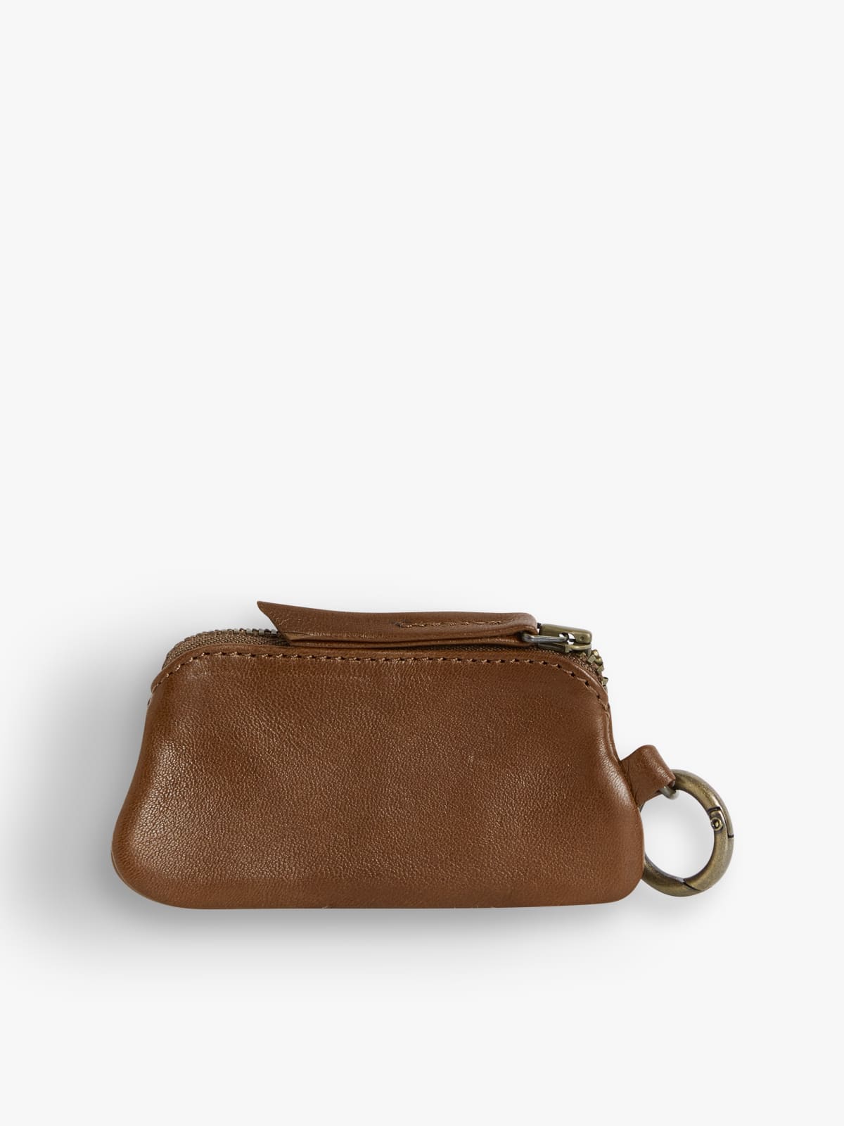 brown plonge lambskin Lola keyring