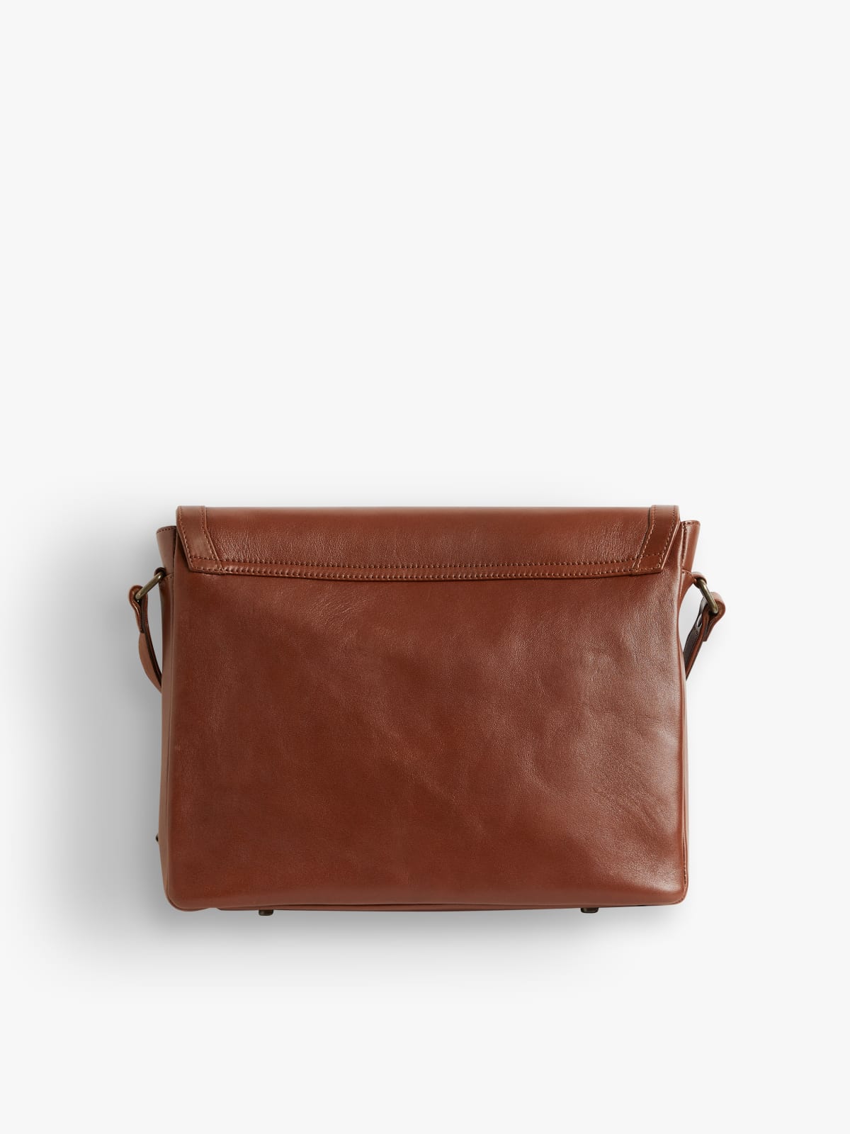 brown plonge lambskin Dakota messenger bag