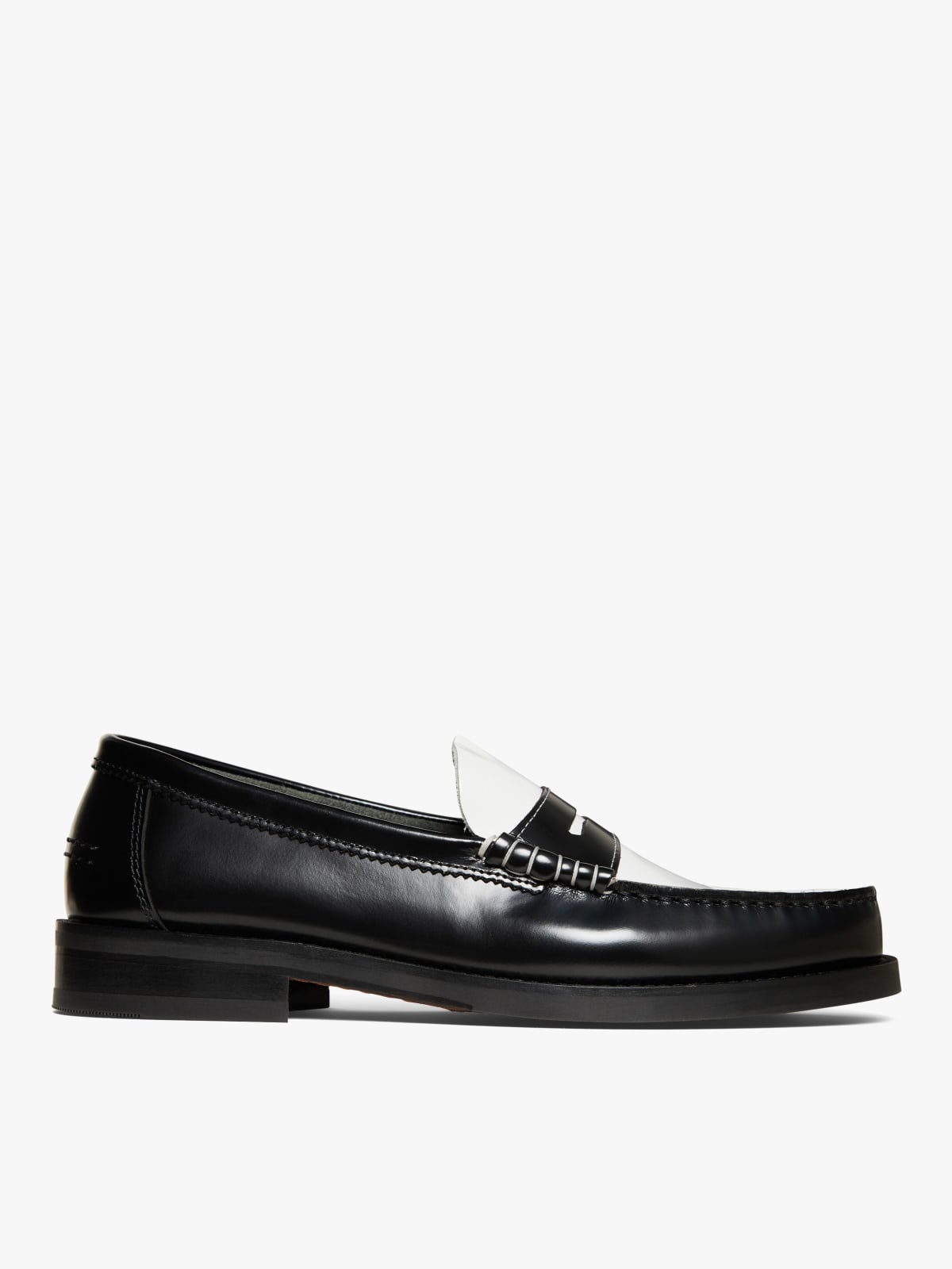 black plonge lambskin Denise loafer