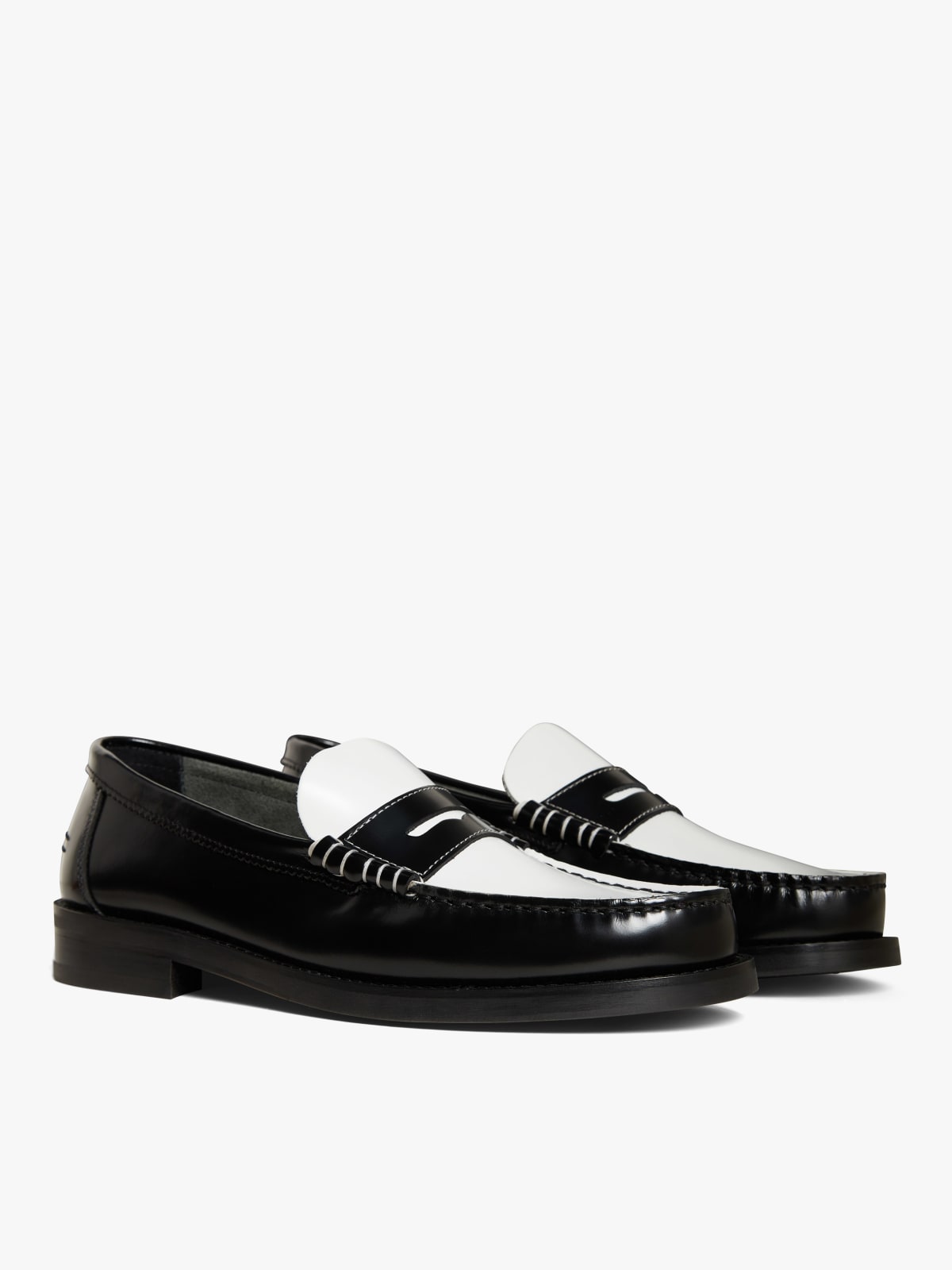 black plonge lambskin Denise loafer