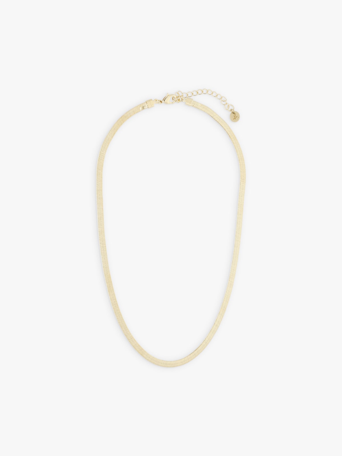 gold brass Florena necklace