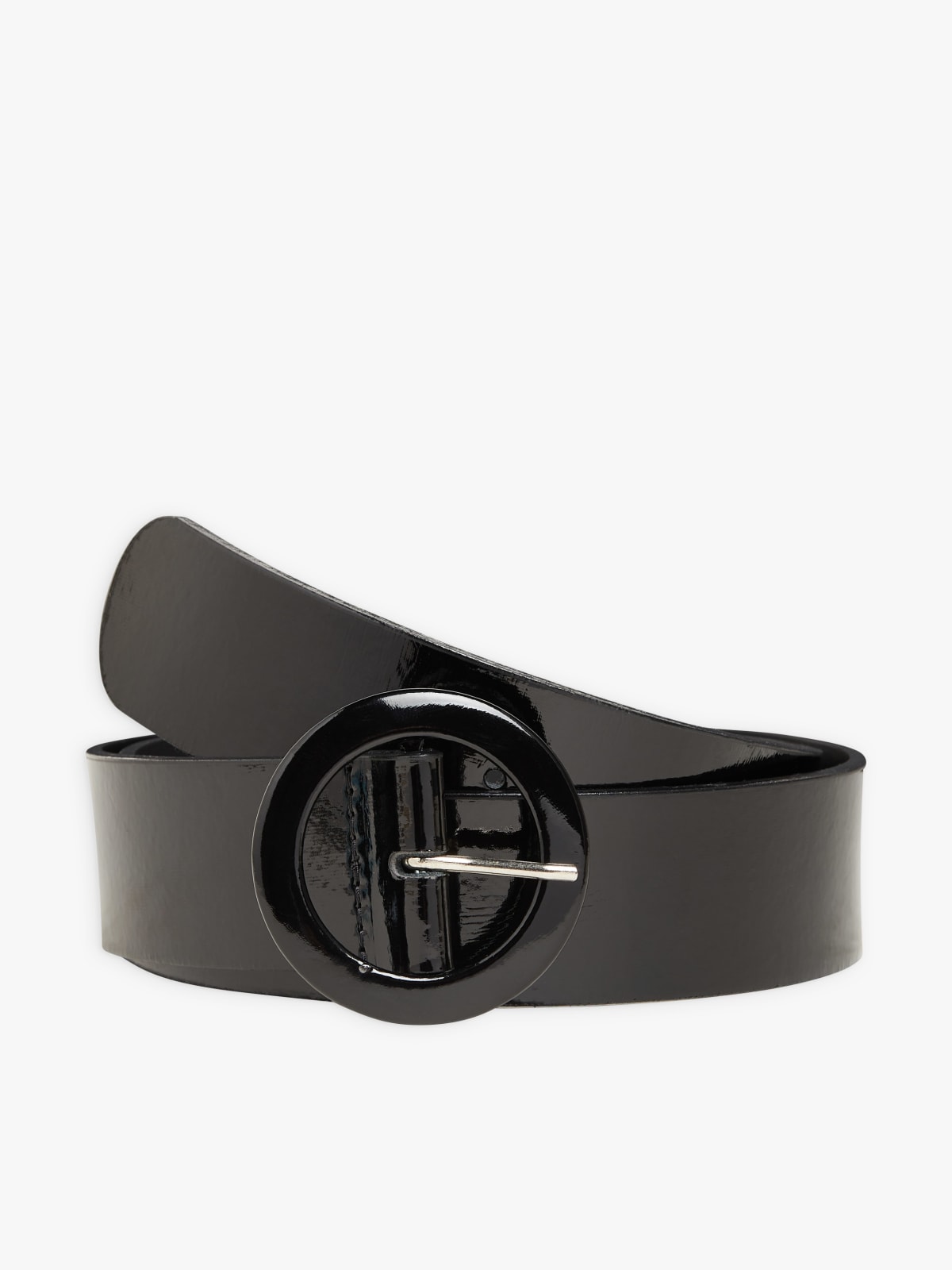 black patent leather Eugenie belt