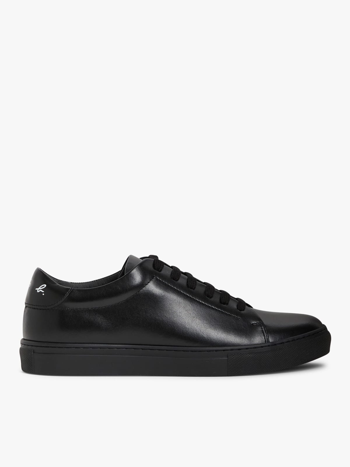 black Baptiste plonge lambskin trainers