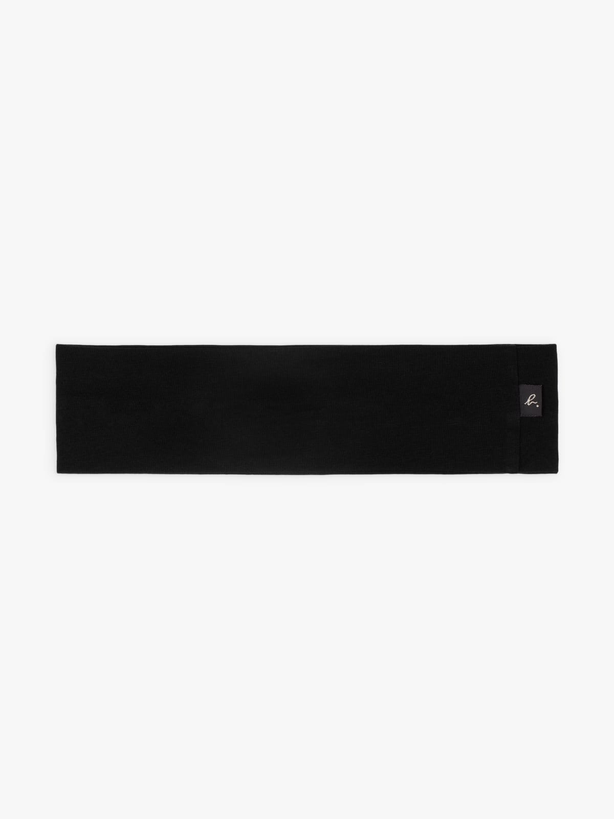 black jersey headband with "b." logo