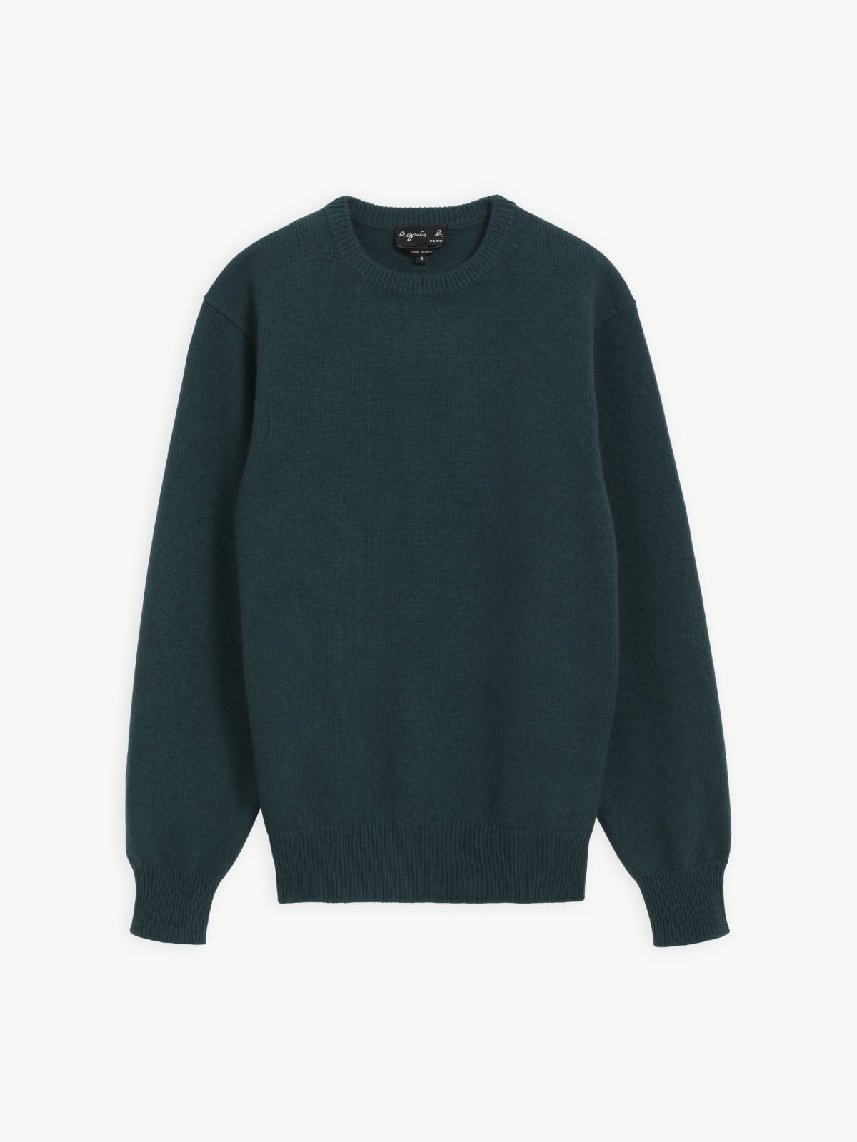 dark green cashmere AB jumper