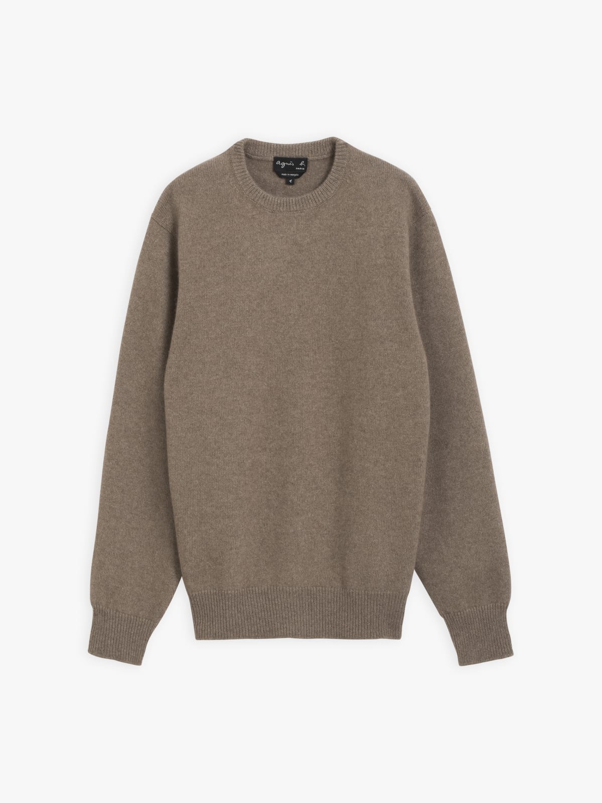 brown cashmere AB jumper