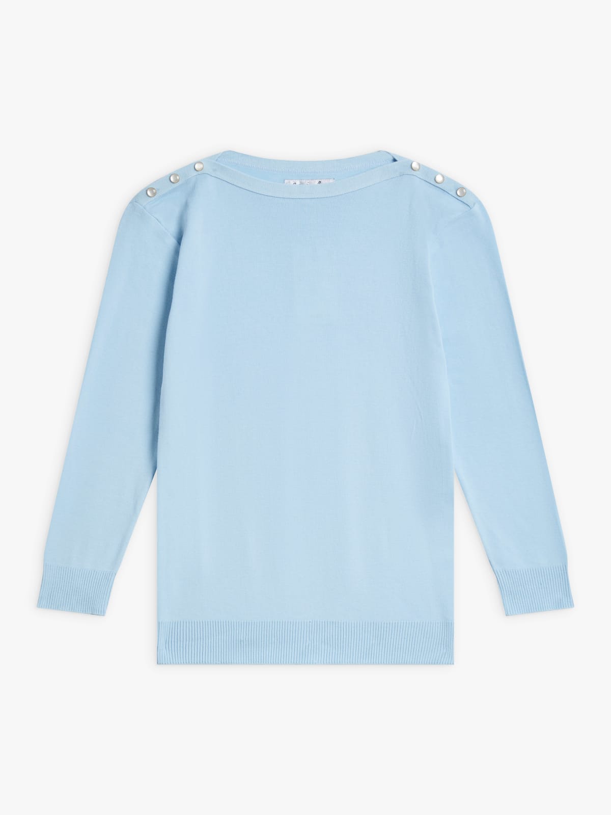 blue cotton knit Badiane jumper