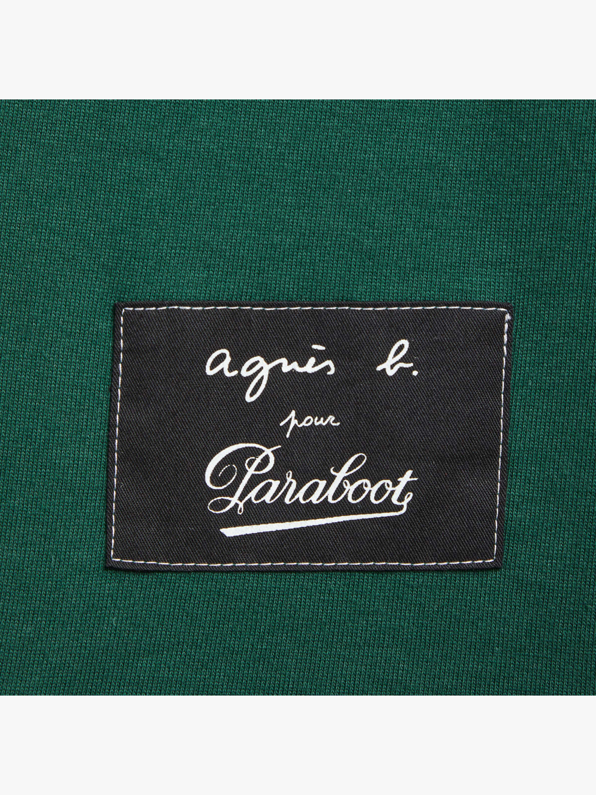 green Christof cotton jersey t-shirt agnès b. pour Paraboot