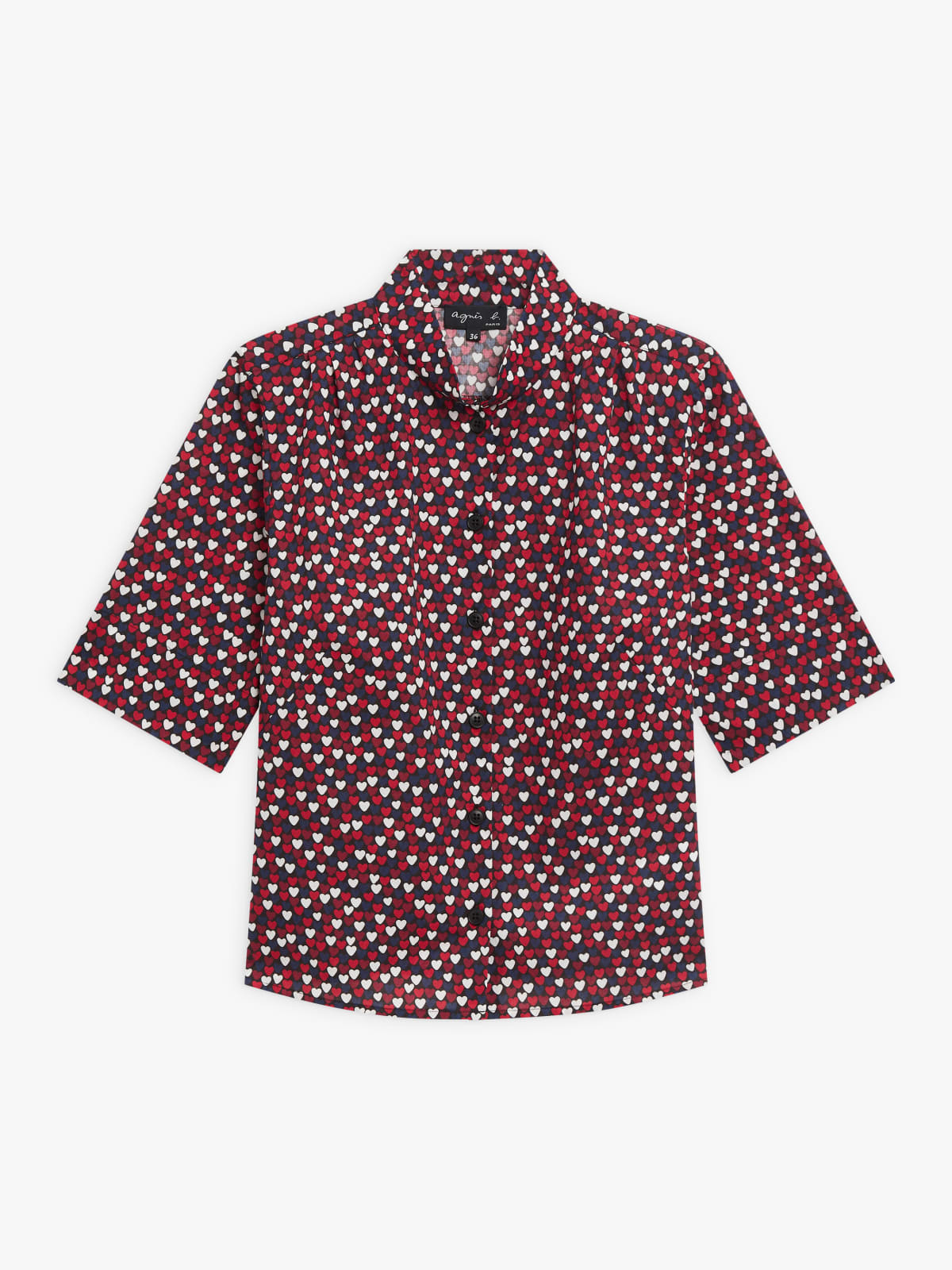 cotton heart print Ginette shirt 