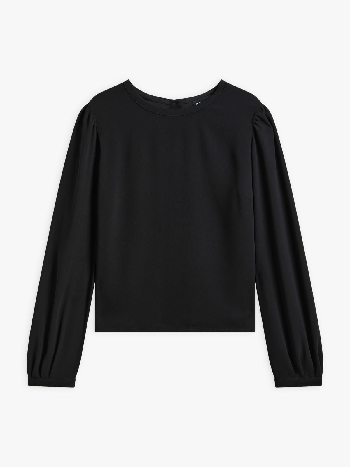 black polyester top