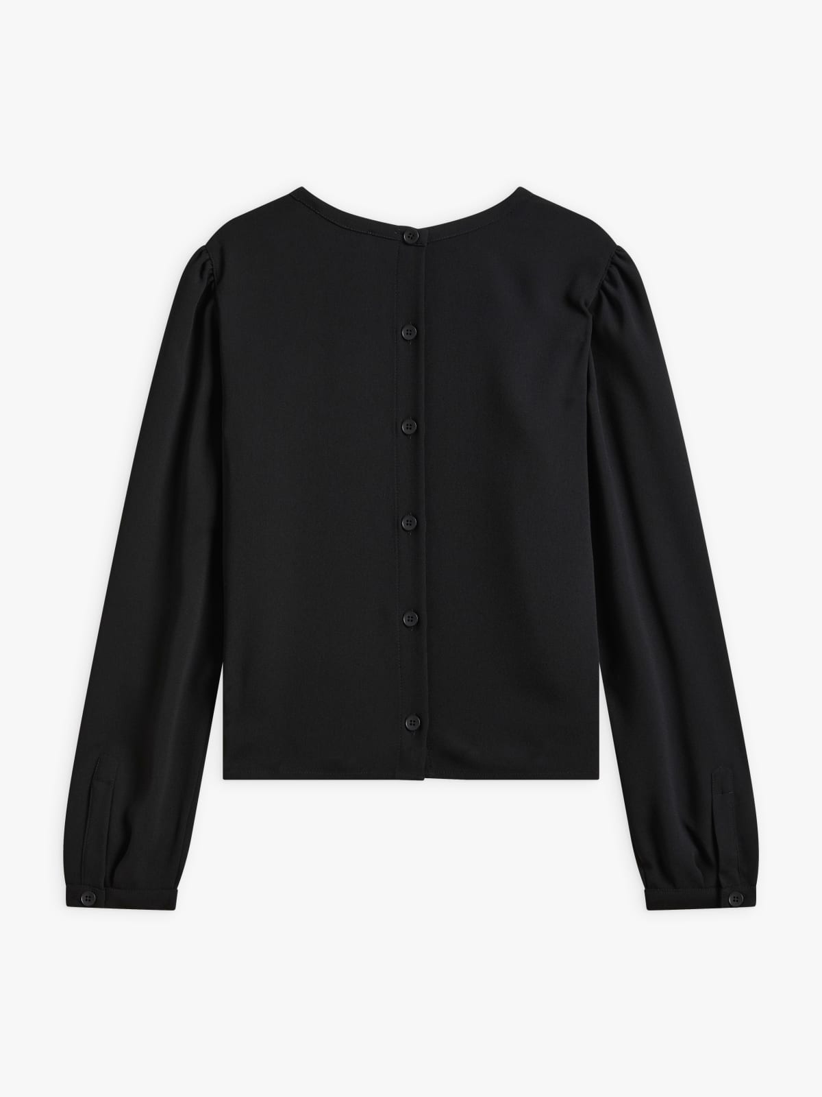 black polyester top