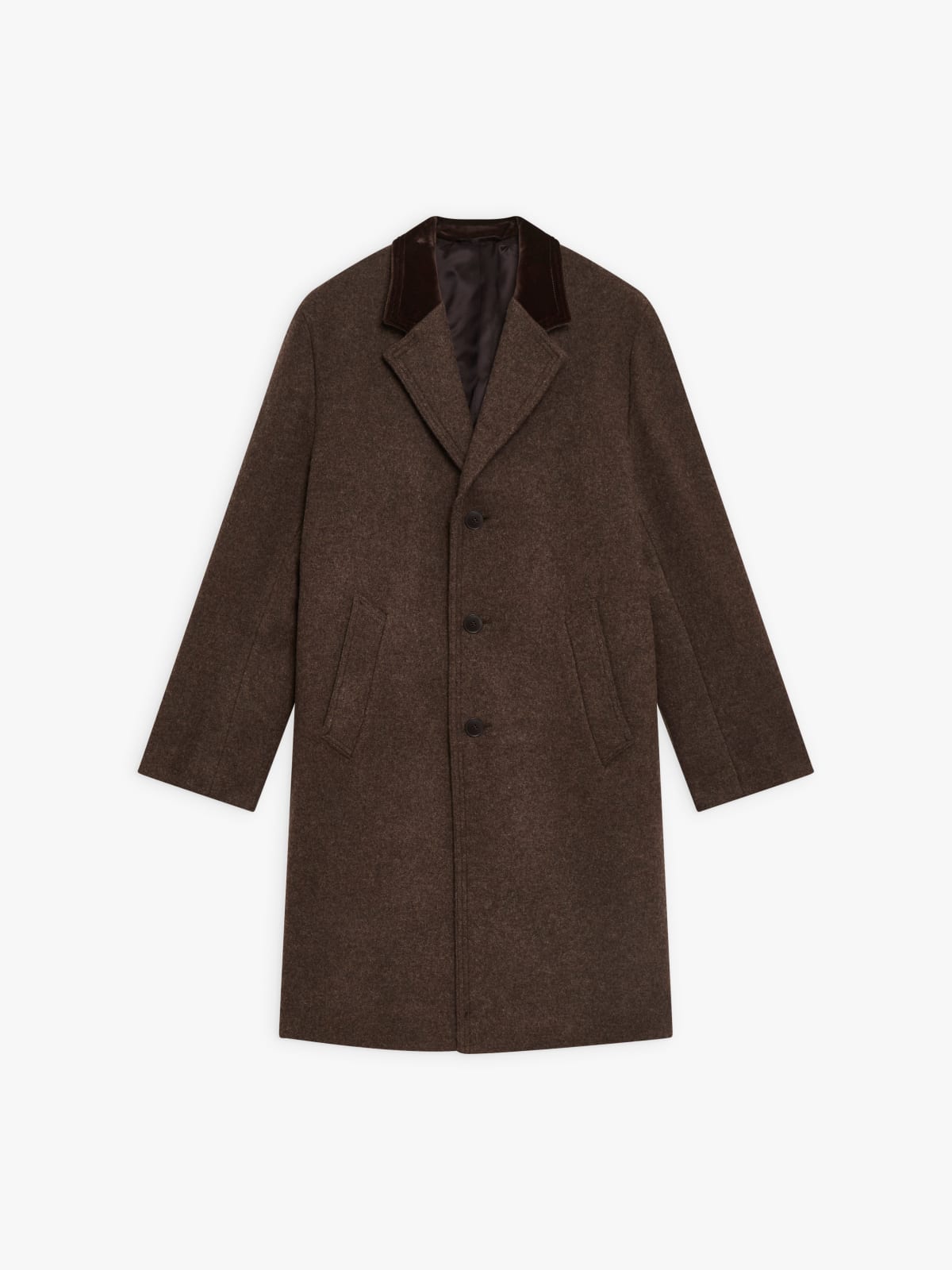 brown wool New North coat