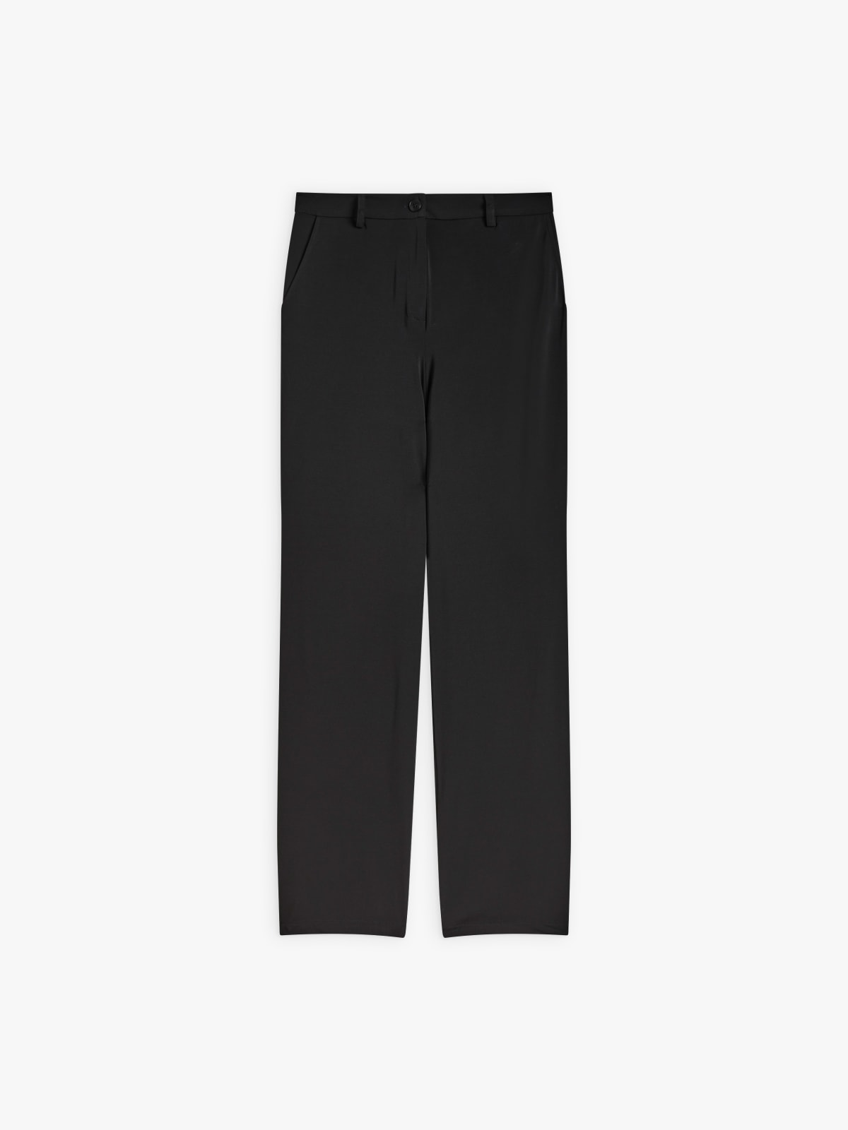 black crêpe jersey Boy trousers 