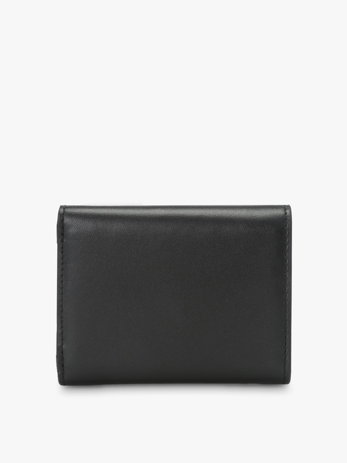 blue and black two-tone leather wallet