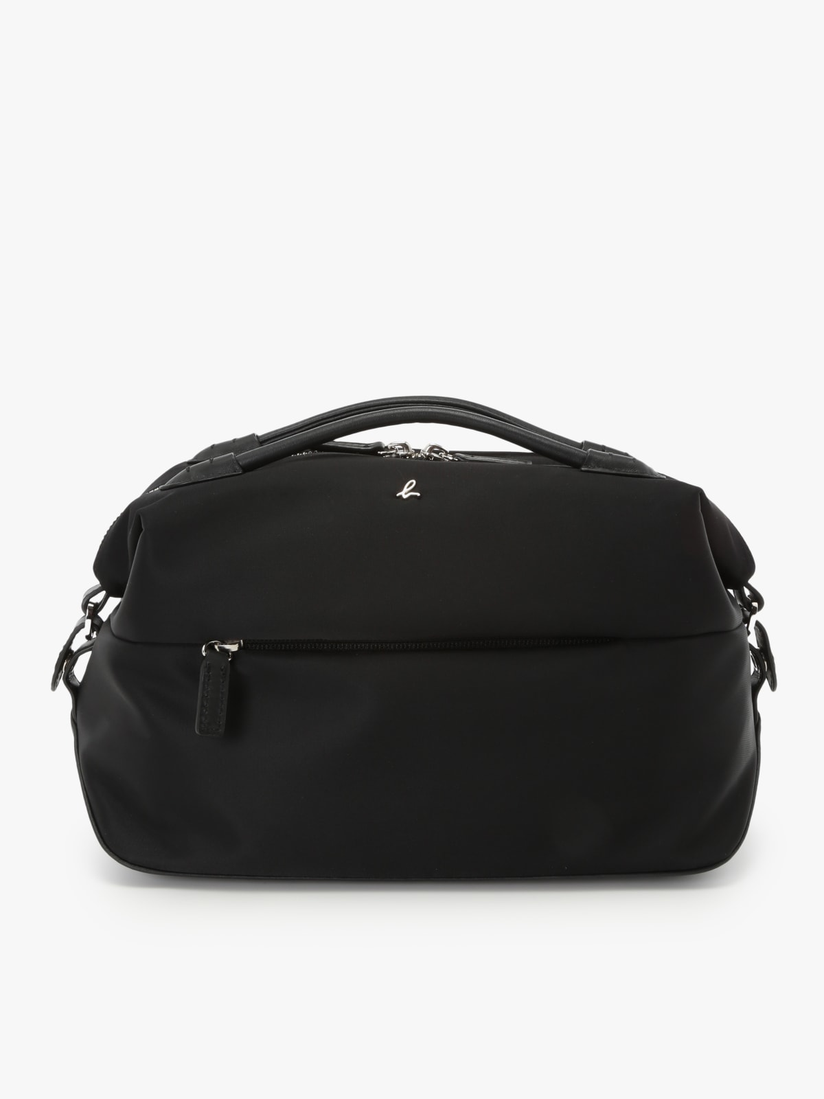 black nylon travel bag