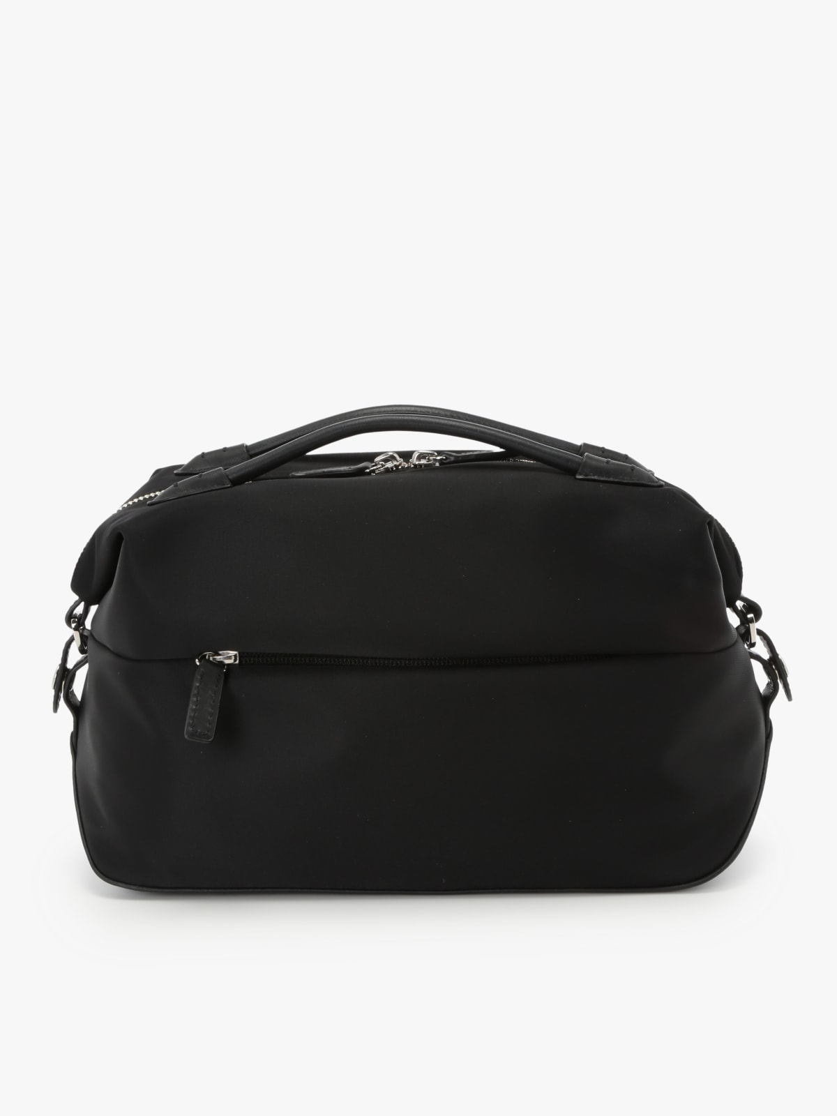 black nylon travel bag