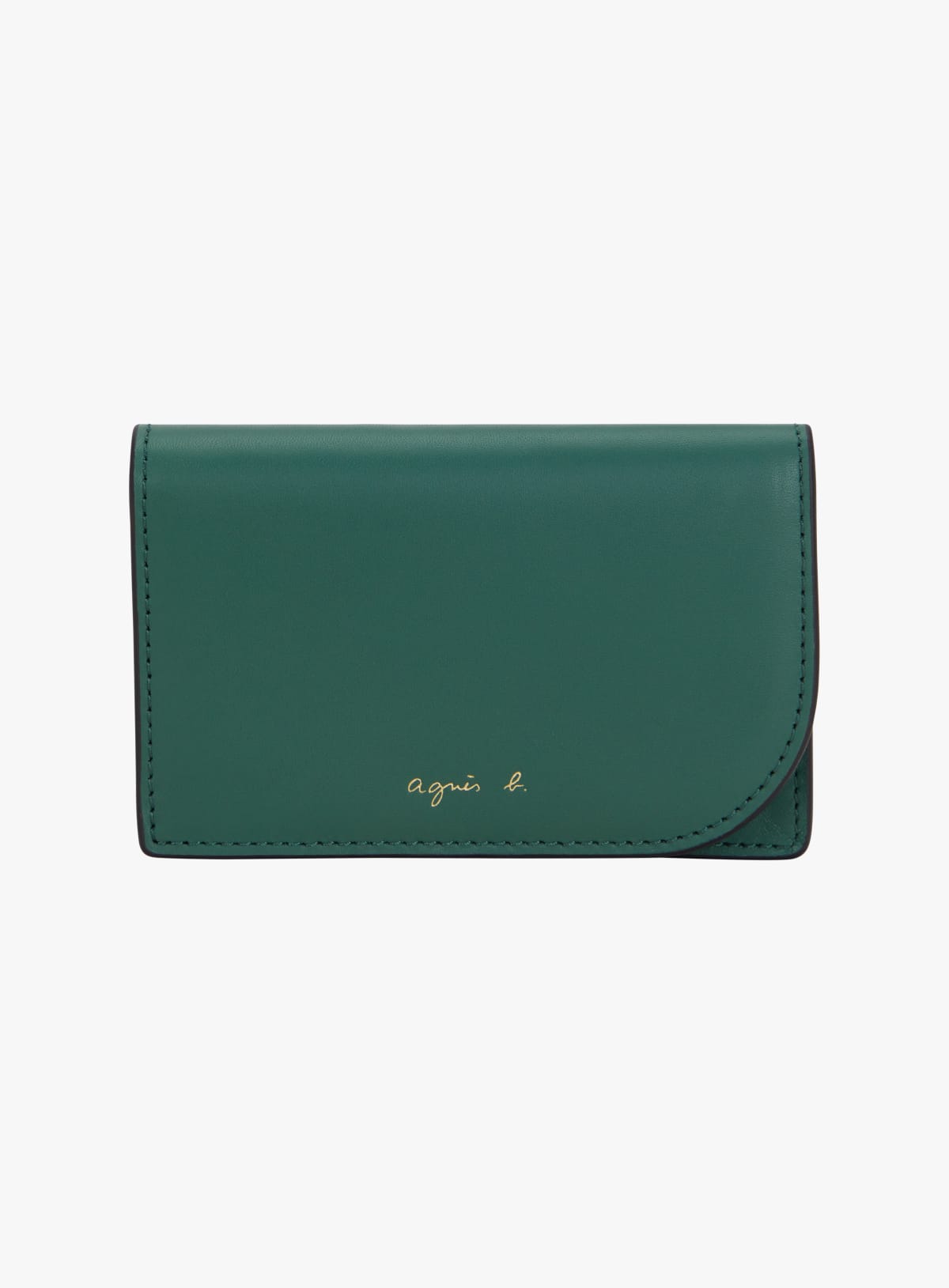 green leather Wallet