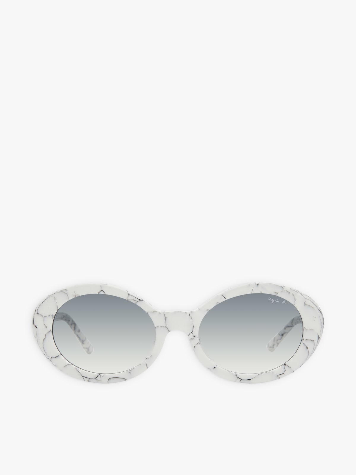 white Romy marble sunglasses