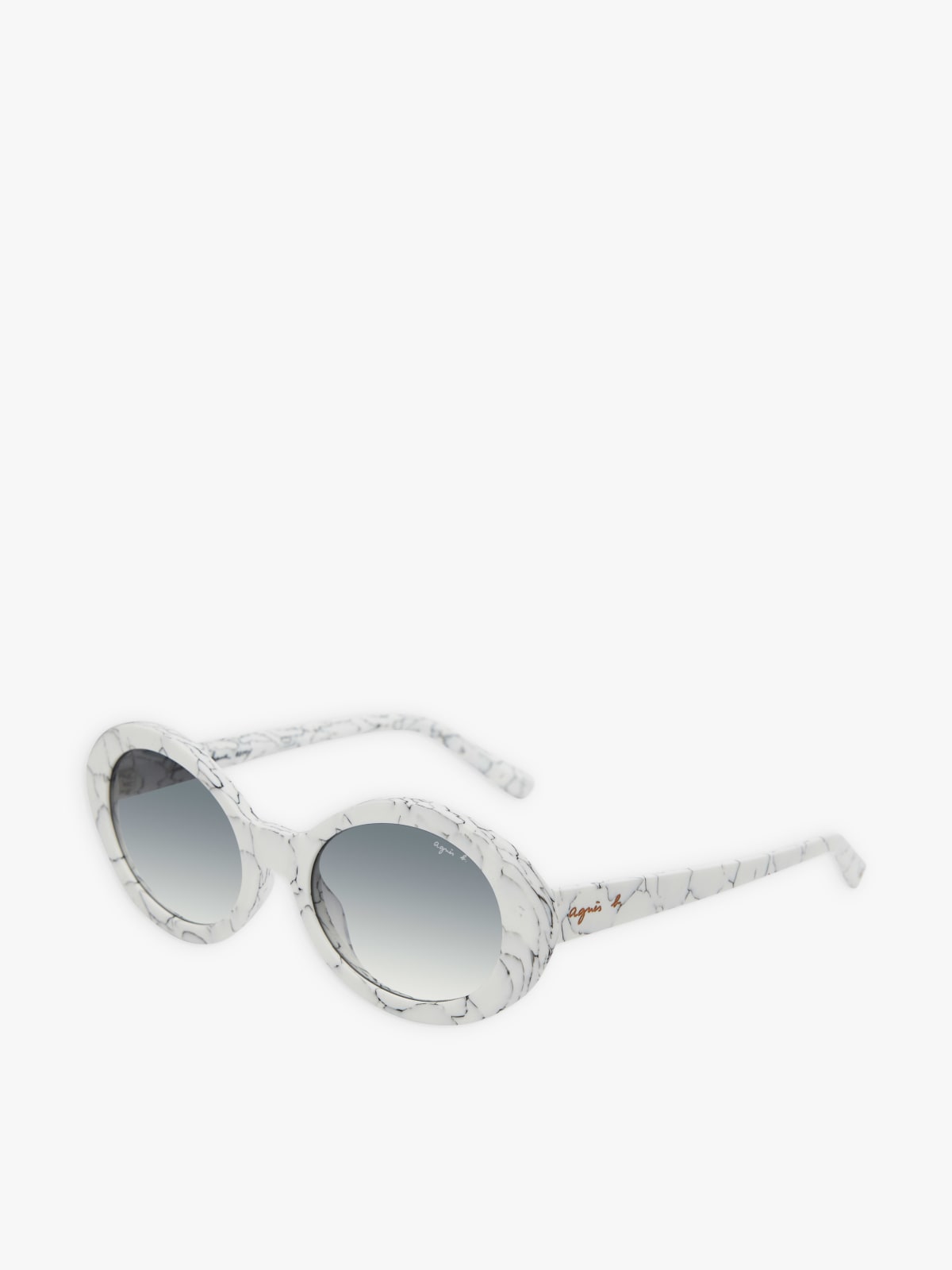 white Romy marble sunglasses