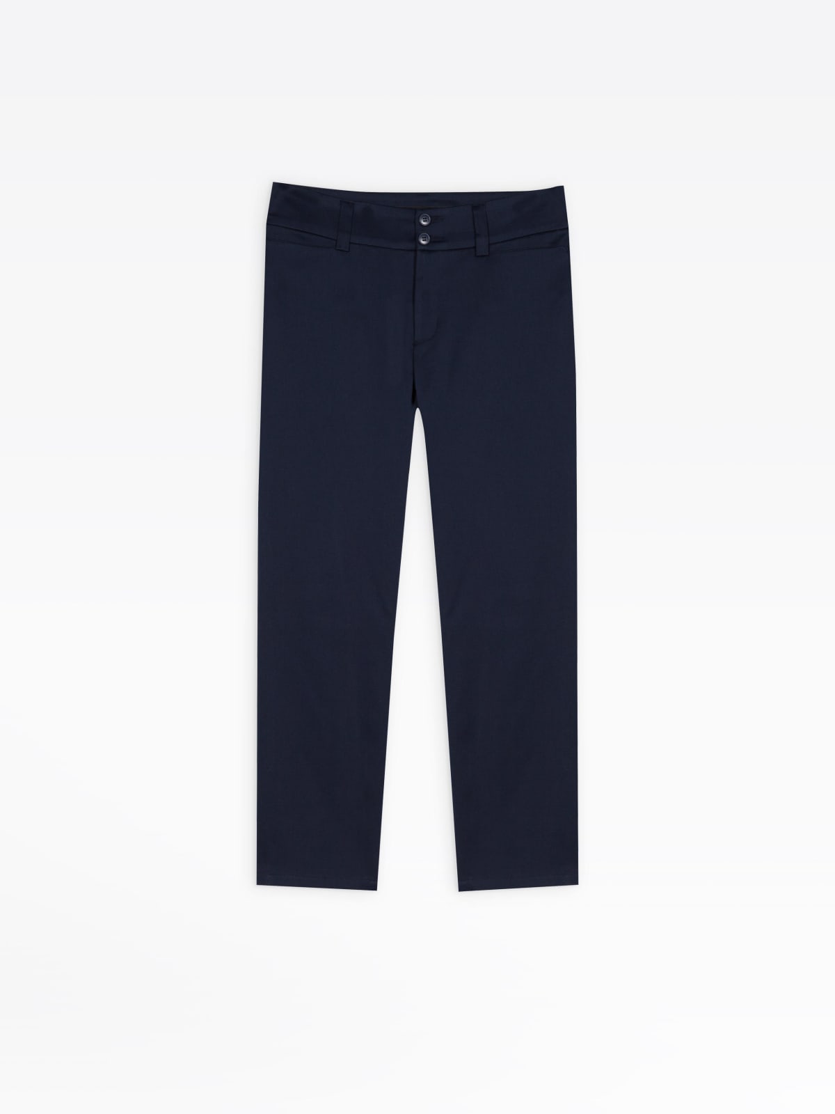 blue neo slim capri trousers