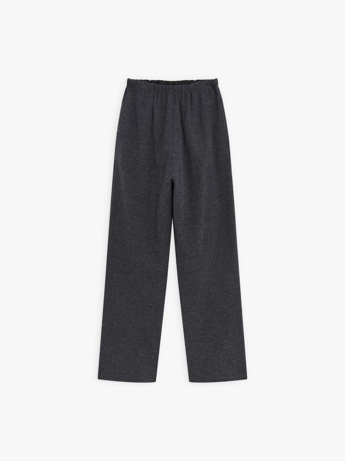 grey wool crêpe Vietnam trousers