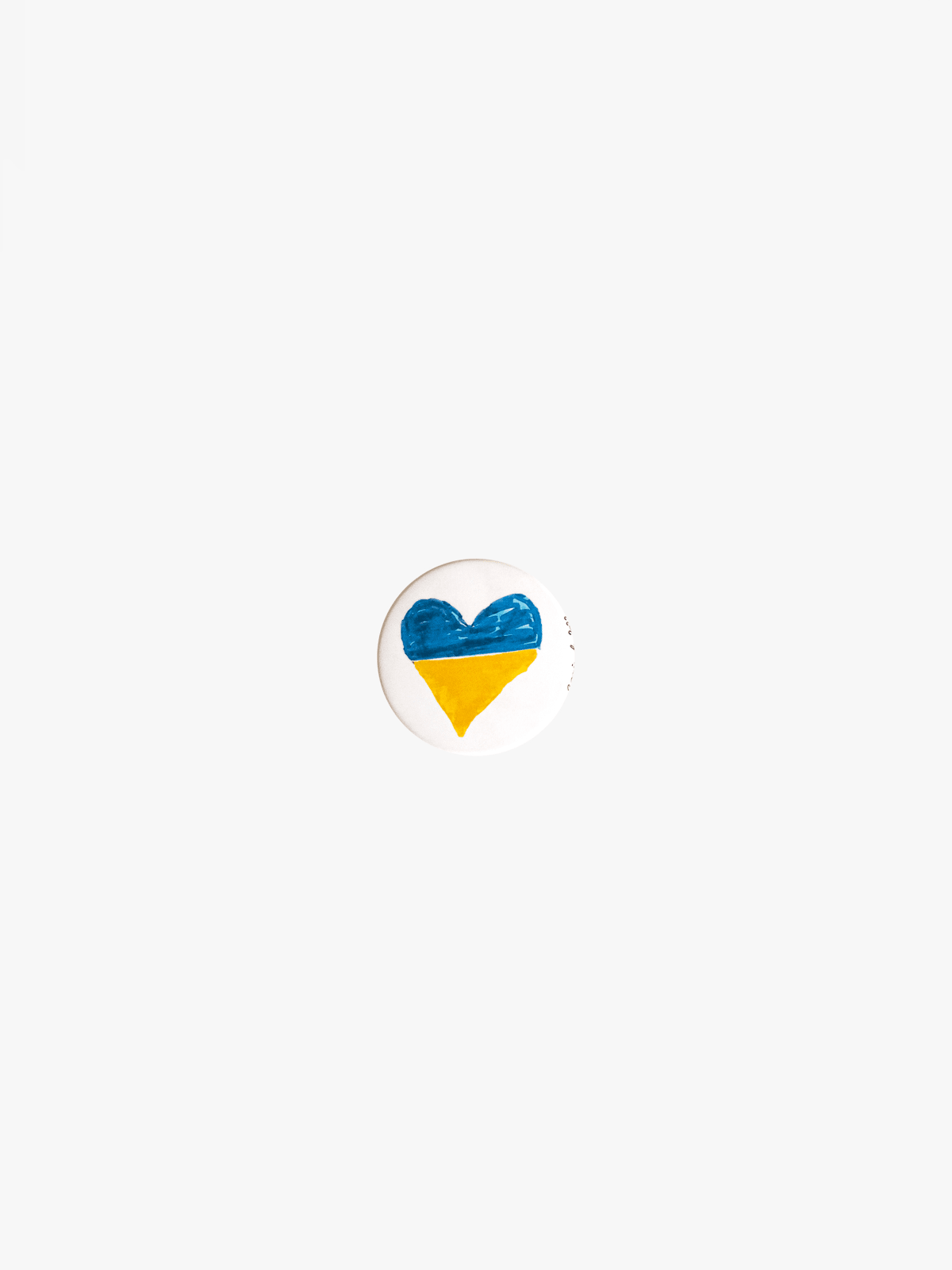 The heart of Ukraine small badge